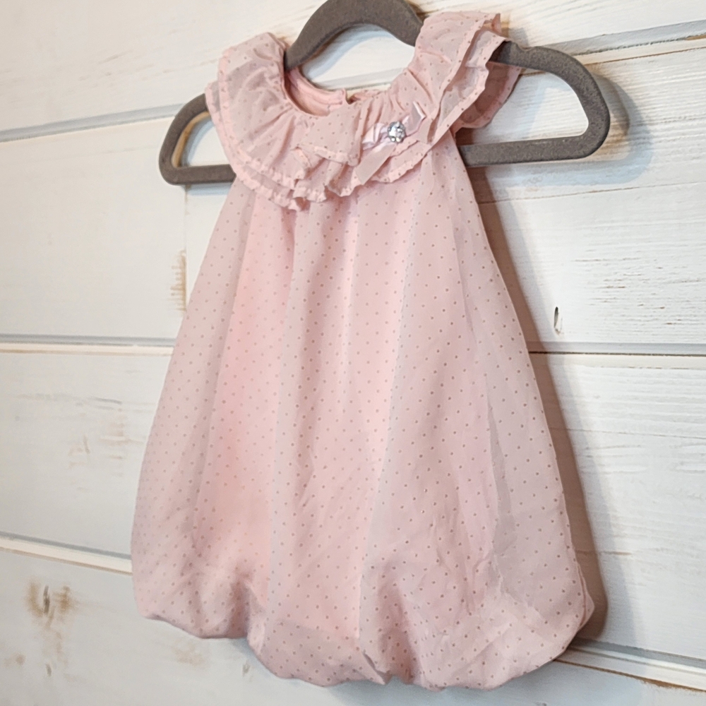 Nannette Pink Ruffled Diaper Cover - Picture 2 of 13